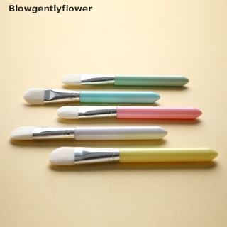 blowgentlyflower 1 pza brochas de maquillaje elegantes para mascarilla facial gel de silicona herramientas de belleza bgf