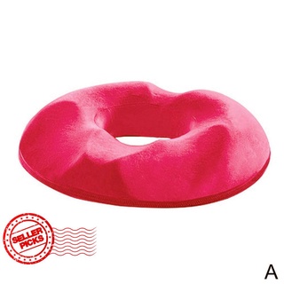 Coccyx Pain Relief Memory Foam Donut Ring Cushion Travel Pillow Seat B1H1