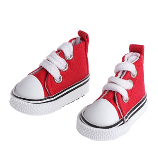 nueve 5cm muñeca zapatos accesorios lona moda verano juguetes mini zapatillas de deporte botas de mezclilla