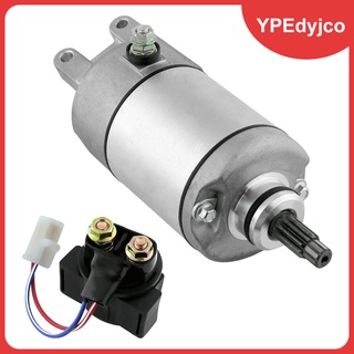 Starter 10 Teeth Drive Car Automotive SM778018337AD Assembly Componentse Replace with Relay Solenoid for TRx300 2x4