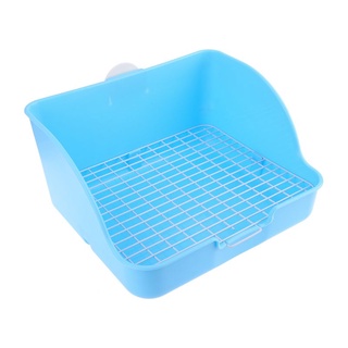 YGO Pet Potty Trainer Square Bed Pan Cage Clean Hygiene Corner Litter Bedding Box for Small Animal Rabbit Rat Hamster Ferret (4)