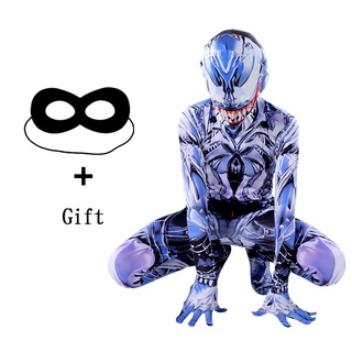 Venom Boy Cosplay conjuntos de disfraces con máscara ropa niños disfraz Spiderman