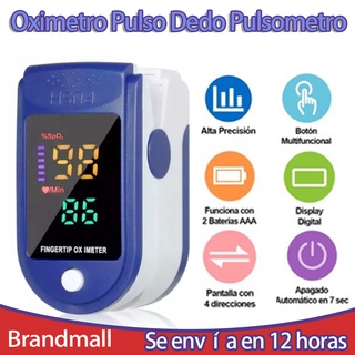 Oximetro Pulso Dedo Médico Profesional Digital Pulsometro brandmall