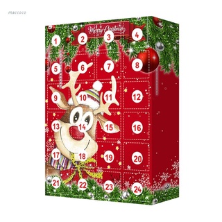 lucky* Christmas Advent Calendar Countdown Calendar Resin Keyring Santa Claus Pendant (1)