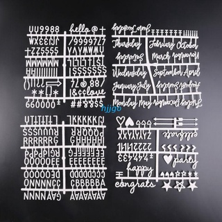 hgo 4 unids/set caracteres para números de tablero de letras de fieltro para tablero de letras intercambiables
