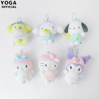 Sanrio Hot spring series Cute Kuromi HelloKitty My Melody Plush Toys For Kids Stuffed Dolls Gift For Girls High Quality (4)