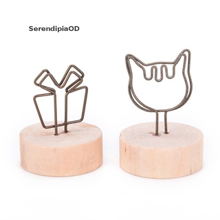 SerendipiaOD Wood Memo Pincer Clips Paper Photo Clip Holder Wooden Small Clamps Stand PegMDAU Hot (5)