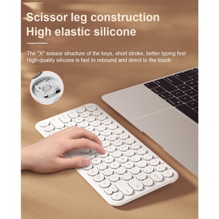 Teclado inalámbrico Slient ratón Combo para Macbook Pro portátil Gaming teclado ratón conjunto para PC Gamer portátil ordenador teclado (9)