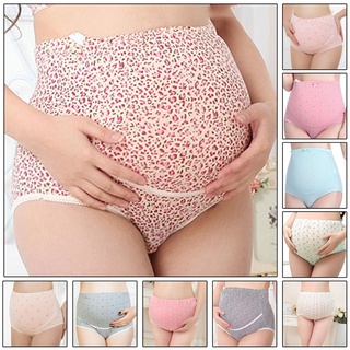 *ldy algodón mujeres embarazadas bragas ajustable cintura alta maternidad ropa interior