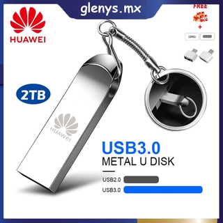 2021 HUAWEI 2TB nueva memoria USB de 2TB unidad Flash USB 3.0 disco U Pendrive con USB gratis V8/tipo C