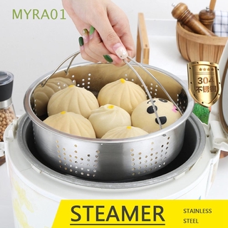 MYRA01 S/M/L vaporizador Dimsum jaula cocina con agujeros herramienta de cocina verduras acero inoxidable bola de masa