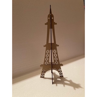 Paquete 10 Centros de Mesa Torre Eiffel 40cm Madera Mdf 3mm Decoración Fiestas