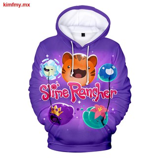 Slime Rancher game digital color printing sports loose men s and women s hooded sweater