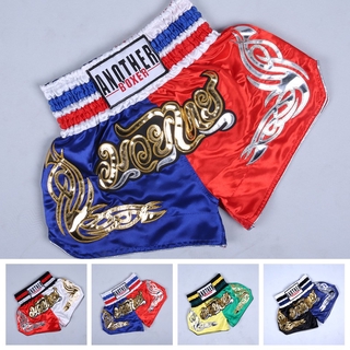 Pantalón corto deportivo deportivo deportivo Fitness elástica Muay Thai MMA Kickboxing 1pza para hombre