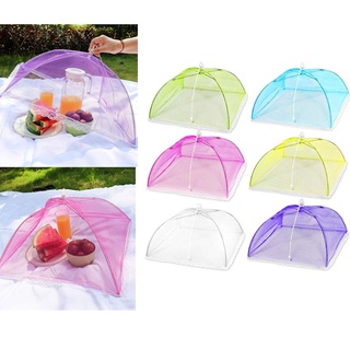 inter 6 piezas pop-up malla pantalla cubierta de alimentos tienda reutilizable plegable anti mosca mosquitos paraguas cubierta de alimentos protector f (7)