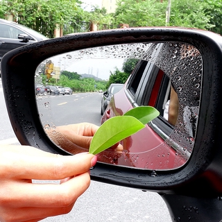 2pcs espejo trasero de coche película protectora antiniebla ventana transparente a prueba de lluvia espejo retrovisor protector de película suave accesorios