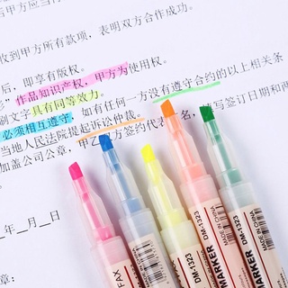 VERD 6 Color Dual Double Headed Highlighter Pen Fluorescent Marker Drawing Stationery (5)