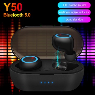 Y50 tws Auriculares Inalámbricos Bluetooth 5.0 Originales 3D Estéreo Con Micrófono