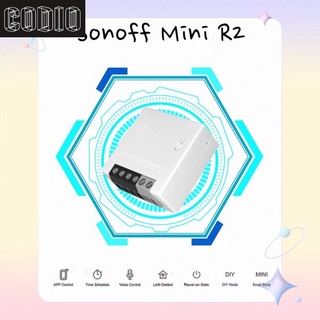 ✿ Sonoff Mini R2 Interruptor Inteligente Wifi - Compatível Google Home E Alexa CODIO