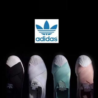 [Original] zapatos de 3 colores Adidas Superstar Slip On Slip On Pink negro blanco (1)