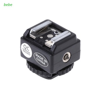 bebe c-n2 hot shoe convertidor adaptador pc sync port kit para nikon flash a canon cámara (1)