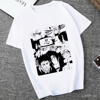 YL🔥Stock listo🔥Playera/Camiseta Unisex De Anime Naruto/Camiseta Unisex/Tops Akatsuki Uchiha Itachi/Camiseta/Camiseta De gran tamaño para mujer/ropa Estética