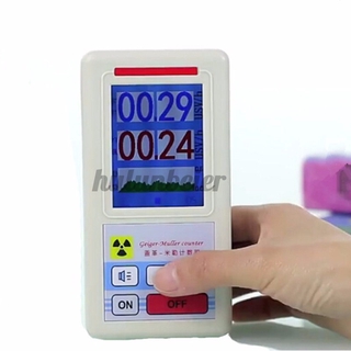 AUG contador de radiación nuclear Geiger detector Personal dosímetros detector de mármol nuclear probador de radiación con una pantalla de visualización venta caliente