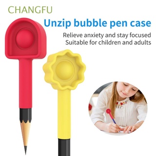 CHANGFU Cute Pen Cap Portable Decompression Toys Fidget Toys Puzzle Toy Gift Push Bubble Relief Toys Silicone Stretch Fidget Toys/Multicolor
