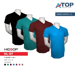 Hicoop hombres oblongo camiseta oblonga 1 en 1 HL-07
