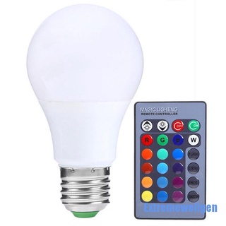 [Extremewellgen] nuevo foco de luz LED RGB regulable E27 con Control remoto 85-265V