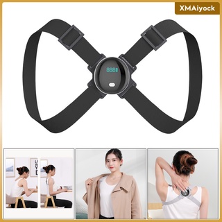 [xmaiyock] corrector de postura para mujeres hombres niños smart postura espalda hombro brace - enderezador de espalda ajustable - cómodo