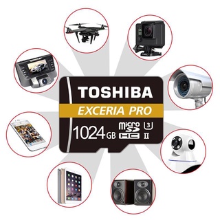 uesuoka for Toshiba Memory Card Portable U3 High Speed 64GB/128GB/256GB/512GB/1TB Phone Waterproof Micro-SD TF Storage Card