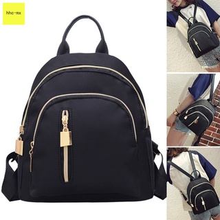 Women Travel Backpack Oxford Cloth Zipper Shoulder Bag Casual Mini Backpacks