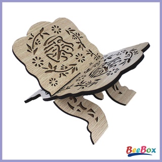 Beebox hecho a mano de madera Eid Al-Fitr libro estante biblia marco corán libro soporte decoración del hogar (8)