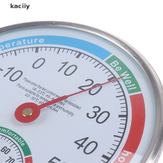 kaciiy - termómetro analógico redondo para hogar, higrómetro, monitor de humedad, medidor mx (3)