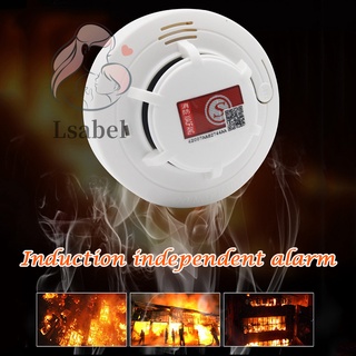 Detector de tabaquismo alarmas Sensor fotoeléctrico fumar alarmas fáciles de instalar con luz de sonido advertencia para el hogar Hotel