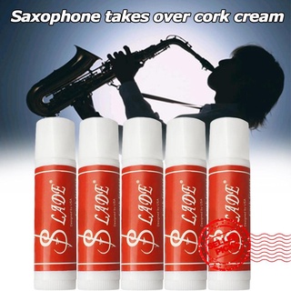 5Pcs/set of Saxophone Musical Instrument Flute Clarinet Take Accessories Cork Paste Lubricating D6M5
