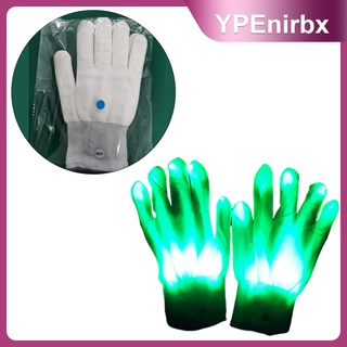 LED Light up Gloves Neon Rave Party Supplies Colorful Glow Finger Lights for Dark Party Supplies Toys Gift Halloween (1)