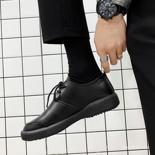 Listo Stock zapatos de cuero de negocios formales zapatos de los hombres Kasut zapatos Casual de moda Oxfords de cuero de encaje Formal zapatos de vestir