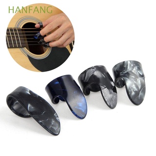 hanfang eléctrico bajo pulgar pick mediador plectrums púas de guitarra metralla 4 piezas acústica alice vaina celuloide guitarra dedo cuna