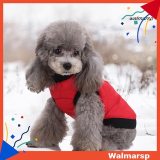 Wmp Chamarra rompevientos con cremallera impermeable Para mascotas/cachorros De invierno