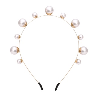lu simple perla hairband europa estilo americano aro de pelo para las mujeres accesorios para el cabello (1)