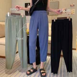 Summer thin wide leg pants women's 2022 new loose and thin trend black Korean straight casual pants