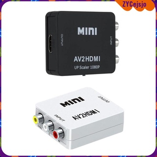 Mini 1080P RCA CVBS A HDMI Video Converter box AV2HDMI Adaptador Compatible PAL/NTSC Con Cable USB Para TV HD Set top (5)