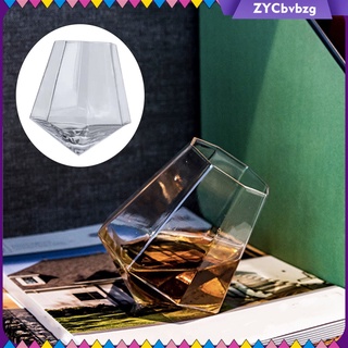 octagonal diamante copas de vino brandy única novedad elegante diamante octagonal cristalería octagonal vaso vaso octagonal