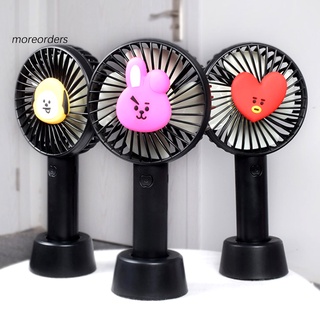 K-pop ventilador De refrigeración De Bts recargable Usb Modo 3 Velocidades