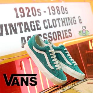 Vans Style 36 clásico corte bajo pareja Unisex Casual lona Skate zapatos zapatillas verde 0riginal