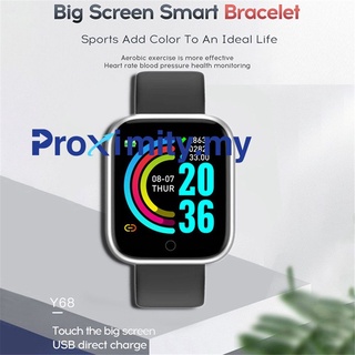 Y68S Smart Watch Fitness Tracker Blood Pressure Smartwatches Waterproof Heart Rate Monitor Bluetooth Smart Wristwatch outdoor