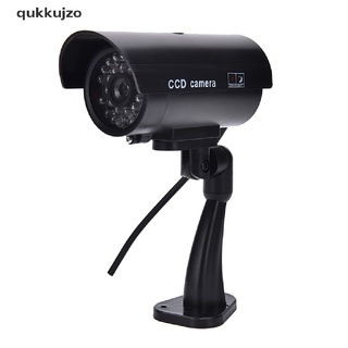qukkujzo calidad falsa al aire libre cámara de seguridad interior noche parpadeante led mx (6)