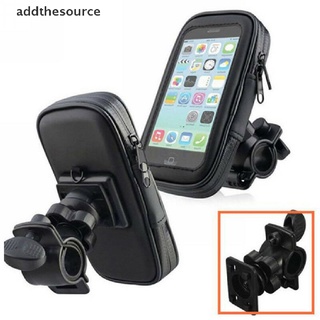 [Addthesource] Black Bike Bicycle Motorcycle Phone Case Bag Handlebar Mount Holder Waterproof BFDX (5)